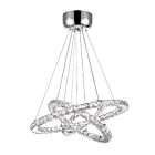 Lustre LED CWI Lighting Ring 5080P32ST-3R 74W chrome