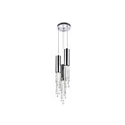 Suspendu CWI Lighting Extended 5081P10C-R 105W 3 lumières chrome