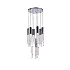 Lustre CWI Lighting Extended 5081P20C-R 450W 9 lumières chrome