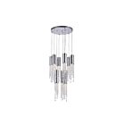Lustre CWI Lighting Extended 5081P20C-R 450W 9 lumières chrome