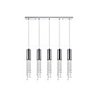 Lustre CWI Lighting Extended 5081P40C-RC 250W 5 lumières chrome