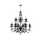 Lustre CWI Lighting Keen 5095P32B-9 540W 9 lumières noir