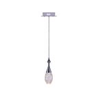 Suspendu LED CWI Lighting Dior 5110P5C-R 4W 1 lumière chrome
