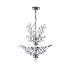 Lustre CWI Lighting Ivy 5206P22C 360W 6 lumières chrome