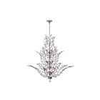 Lustre CWI Lighting Ivy 5206P40C 1080W 18 lumières chrome