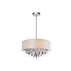 Suspendu CWI Lighting Dash 5443P14C (Off White) 180W 3 lumières chrome