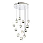 Lustre LED CWI Lighting Perrier 5444P24C-R 26W 13 lumières chrome