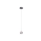 Suspendu CWI Lighting Perrier 5444P5C-R 2W 1 lumière chrome