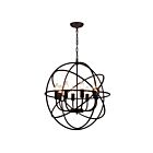 Lustre CWI Lighting Arza 5464P22DB-8 480W 8 lumières marron