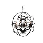 Lustre CWI Lighting Campechia 5465P28DB-8 480W 8 lumières marron
