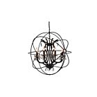 Lustre CWI Lighting Campechia 5465P28DB-8 480W 8 lumières marron