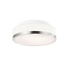 Plafonnier CWI Lighting Frosted 5479C8SN-R 60W 1 lumière nickel satiné