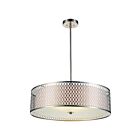 Lustre CWI Lighting Mikayla 5555P22SN 300W 5 lumières nickel satiné