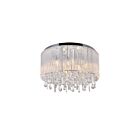 Plafonnier CWI Lighting Benson 5562C20C Clear 360W 9 lumières chrome