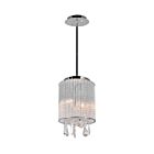 Suspendu CWI Lighting Benson 5562P8C Clear 80W 2 lumières chrome