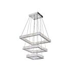 Lustre LED CWI Lighting Florence 5635P21ST-3S (Clear) 60W 60 lumières chrome