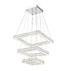 Lustre LED CWI Lighting Florence 5635P21ST-3S (Clear) 60W 60 lumières chrome
