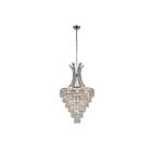 Lustre CWI Lighting Chique 5685P16C 540W 9 lumières chrome