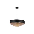 Lustre CWI Lighting Medina 5687P24-16-101 400W 10 lumières noir