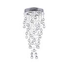 Plafonnier CWI Lighting Rain Drop 6601C14C 140W 4 lumières chrome