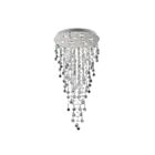 Plafonnier CWI Lighting Rain Drop 6601C24C(H:35) 315W 9 lumières chrome