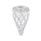 Plafonnier CWI Lighting Twister 6602C24C 280W 8 lumières chrome