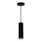 Suspendu LED CWI Lighting Stowe 7117P3-1-101-B 10W 1 lumière noir et bois