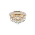 Plafonnier CWI Lighting Empire 8001C14G 240W 4 lumières or