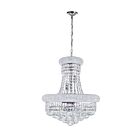 Lustre CWI Lighting Empire 8001P18C 480W 8 lumières chrome