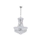 Lustre CWI Lighting Empire 8001P18C 480W 8 lumières chrome
