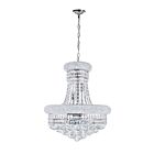 Lustre CWI Lighting Empire 8001P18C 480W 8 lumières chrome