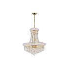 Lustre CWI Lighting Empire 8001P18G 480W 8 lumières or