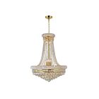 Lustre CWI Lighting Empire 8001P24G 1020W 17 lumières or