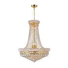 Lustre CWI Lighting Empire 8001P24G 1020W 17 lumières or