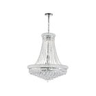 Lustre CWI Lighting Empire 8001P28C 1080W 18 lumières chrome