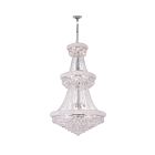 Lustre CWI Lighting Empire 8001P30C 1920W 32 lumières chrome