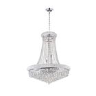 Lustre CWI Lighting Empire 8001P32C 1140W 19 lumières chrome