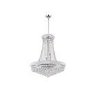Lustre CWI Lighting Empire 8001P32C 1140W 19 lumières chrome
