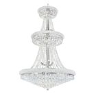 Lustre CWI Lighting Empire 8001P36C 2040W 34 lumières chrome