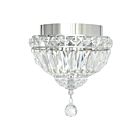 Plafonnier CWI Lighting Stefania 8003C8C 80W 2 lumières chrome