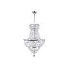 Lustre CWI Lighting Stefania 8003P18C 480W 8 lumières chrome