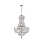 Lustre CWI Lighting Stefania 8003P22C 780W 13 lumières chrome