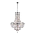 Lustre CWI Lighting Stefania 8003P22C 780W 13 lumières chrome