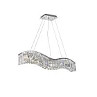 Lustre CWI Lighting Glamorous 8004P30C-A (Clear) 300W 5 lumières chrome