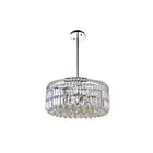 Lustre CWI Lighting Colosseum 8006P20C-R 480W 8 lumières chrome