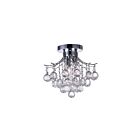 Plafonnier CWI Lighting Princess 8012C12C 180W 3 lumières chrome