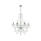 Lustre CWI Lighting Princeton 8023P24C-6 360W 6 lumières chrome