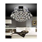 Plafonnier CWI Lighting Queen 8038C14C-R 240W 4 lumières chrome