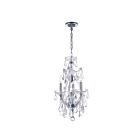 Suspendu CWI Lighting Maria Theresa 8311P12C-3 240W 4 lumières chrome