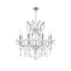 Lustre CWI Lighting Maria Theresa 8311P24C-9 (Clear) 540W 9 lumières chrome